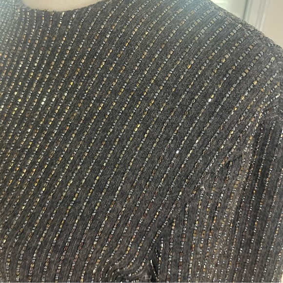 Carolyne Roehme Elizabeth Arden Vintage 80’s Beaded Wool Sweater | Size M - Picture 7 of 11